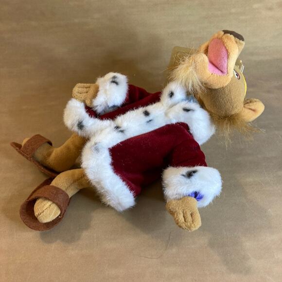 Vintage 90s Disney Store Mini Bean Bag Prince John Plush w/Tag EUC - Picture 3 of 4